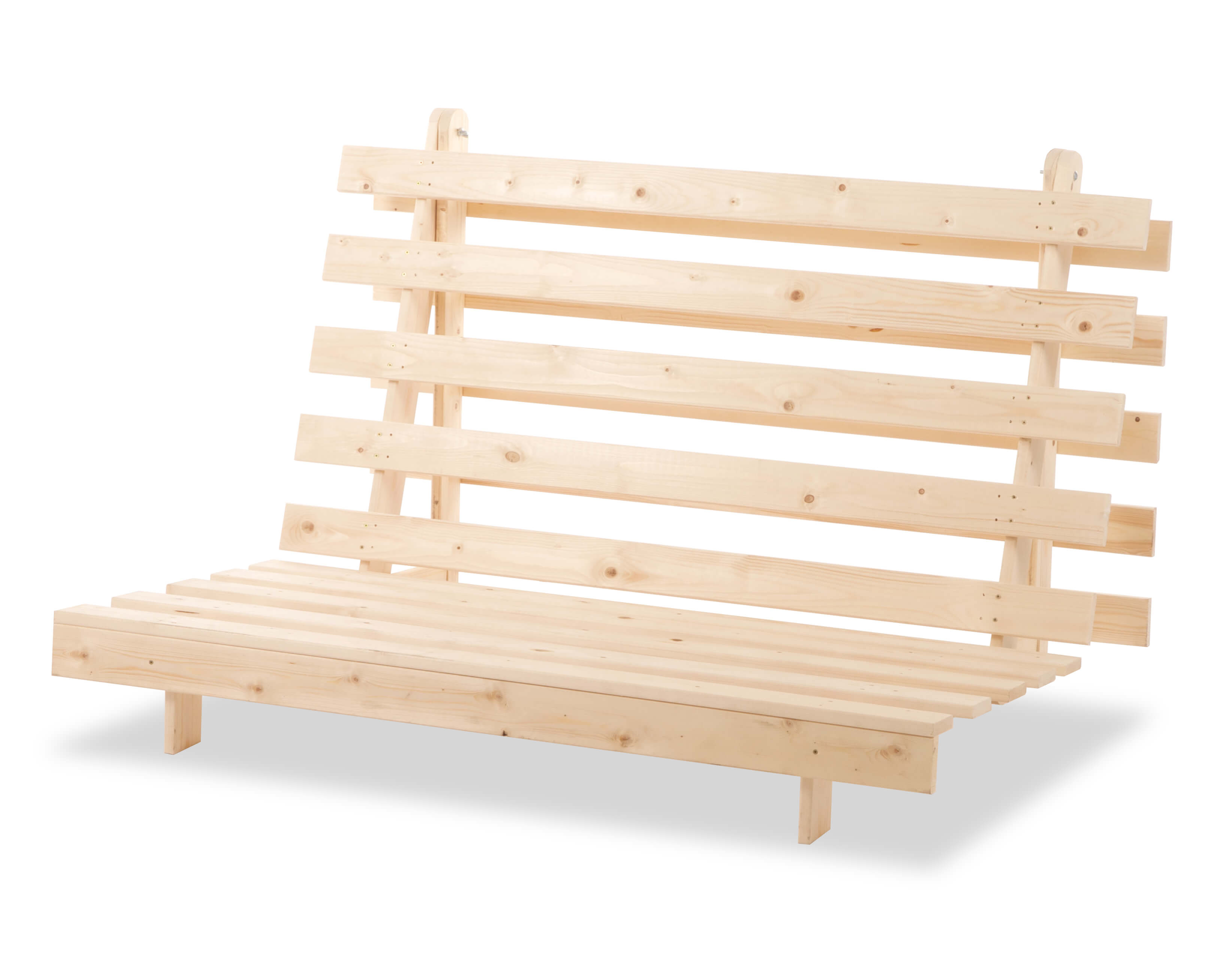 natural wood futon